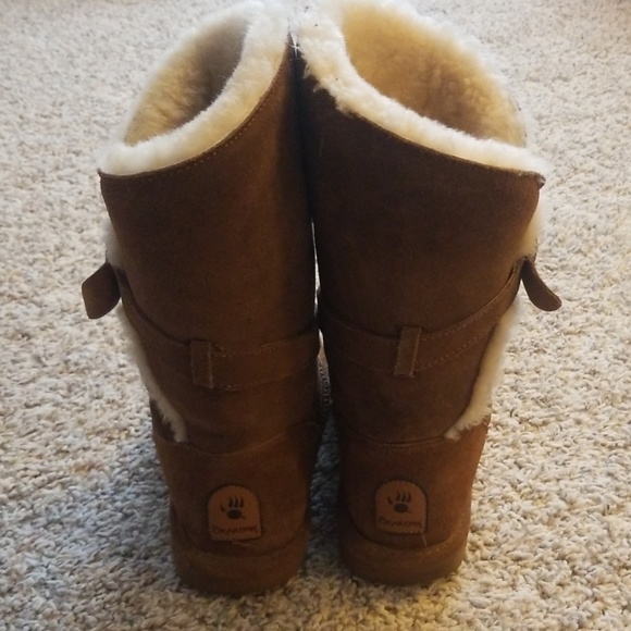 Fuzzy BearPaw suede winter boots - Picture 3 of 6